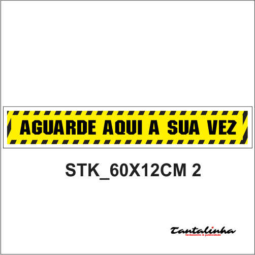 STK_60X12CM 2 | Autocolante para chão, Laminado 60×12 cm